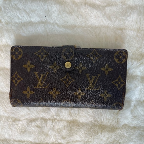 LOUIS VUITTON Long Wallet Monogram Canvas Authentic USED - Picture 3 of 11